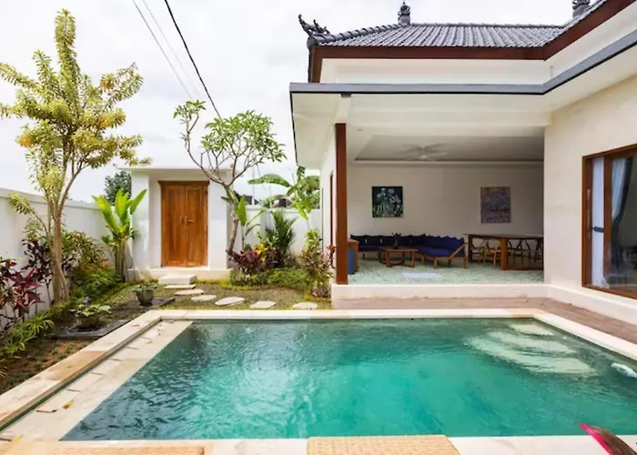 アパート Stylish Villa, Ubud, 2 Bed,2 Bath, Location, Pool, Private! ウブド